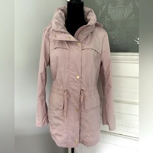 Cole Haan Light Pink Utility Jacket with Hood